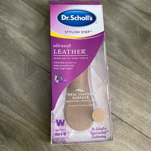 Dr. Scholls ultra soft leather insole for high heels